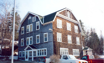 Esther Lord Building located at the St. Andrews Biological Station in St. Andrews, New Brunswick. 